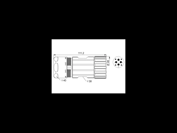 Straight Connector, Female Thread