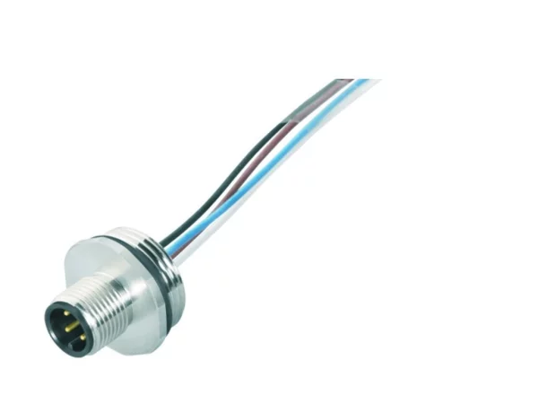 Male panel mount connector