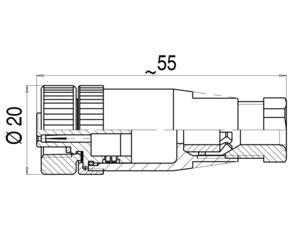 Female cable connector