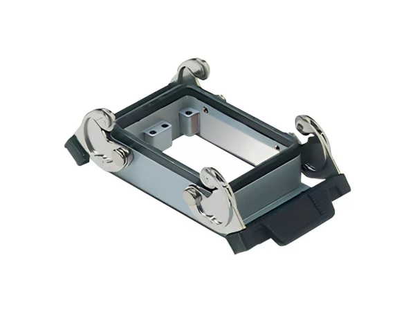 bulkhead mounting housing, size 66.40, C-TYPE alu, 2 levers