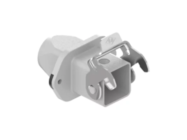 bulkhead mounting housing, size 21.21, CKA zinc, 1 lever, 1xM20 rear