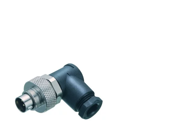 Male angled connector