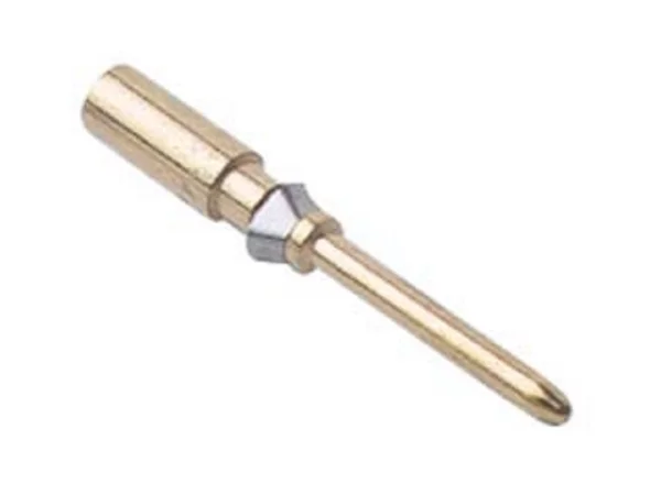 male contact, 1,0mm², gold HNM, crimp, 10A, series CD
