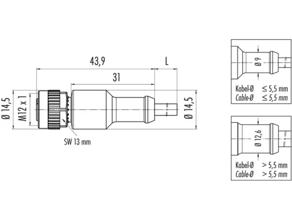 Female cable connector