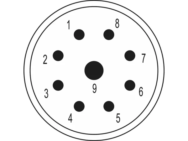 Inserts 9-pole (8+1)