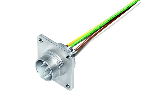 Male panel mount connector