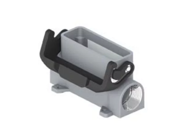 surface mounting housing, high, size 66.16, IL-BRID alu, 1 lever, 1xPG21 side