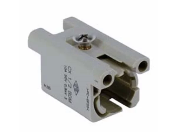 adaptor, size 21.21, crimp, for BUS+COAX insert CXBM, with 2 auxiliary 10A, 50V