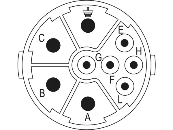 Inserts 9-pole
