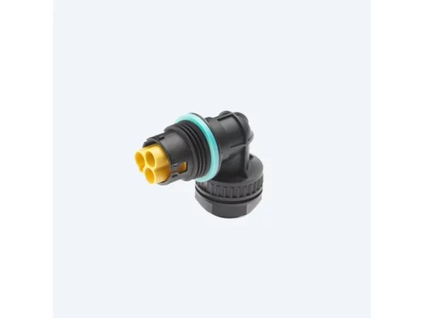 Mini plug connector panel-mounted
