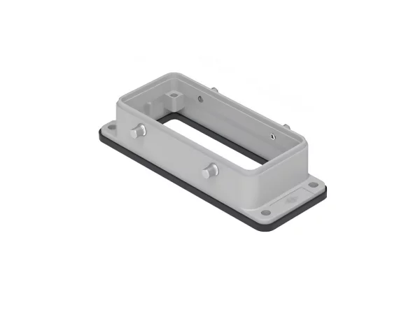 bulkhead mounting housing, size 77.27, alu, 4 pegs, without gasket