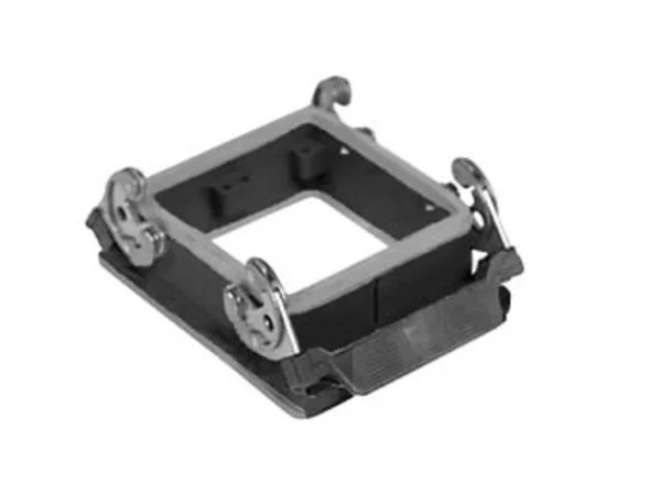 bulkhead mounting housing, size 77.62, W-TYPE alu, 2 levers