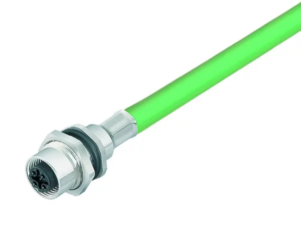 Female panel mount connector