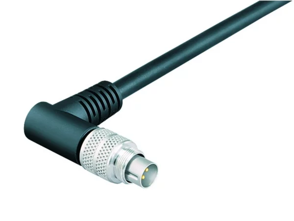 Male angled connector