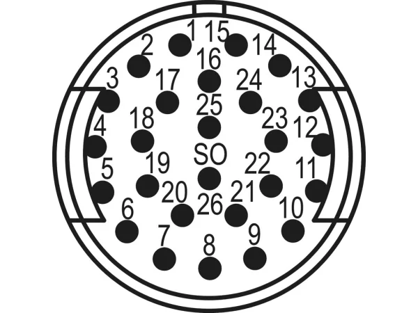 Inserts 26-pole