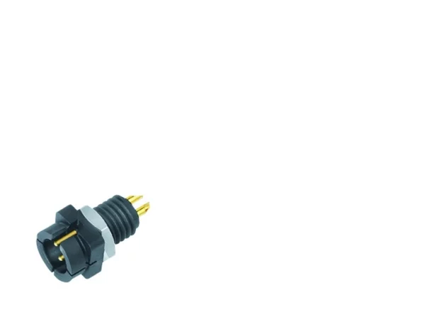Male panel mount connector