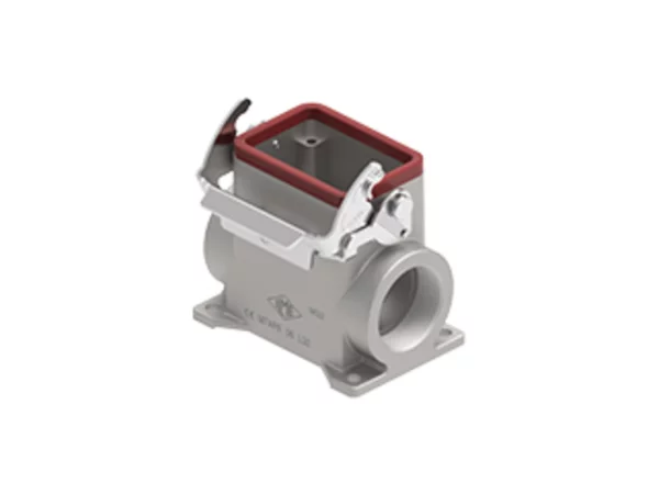 surface mounting housing, size 44.27, 180 °C alu, 1 lever, 1xM32 side