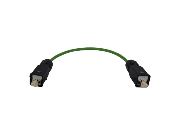 patch cable, 2,0m, with 2xRJ45 insert CJ KM+CX 8 JM into plastic housing MKG VN20