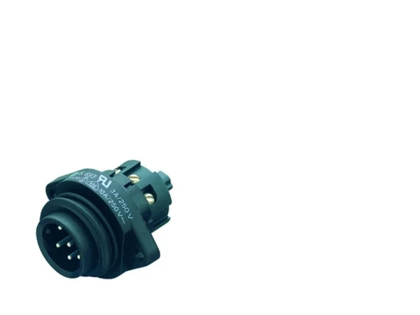 Male panel mount connector