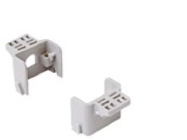 connector carrier, COB plastic, 4 pegs, with strain relief by cable tie