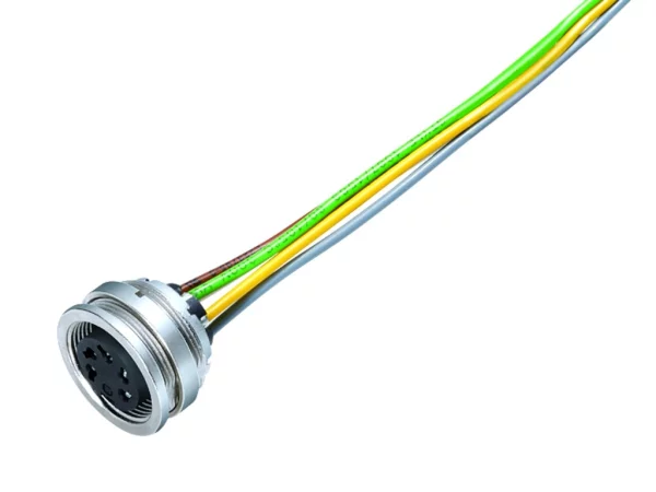 Female panel mount connector