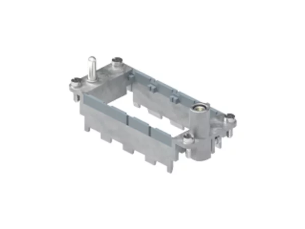 frame, size 77.27+size 77.62, MIXO steel zinc plated, for 4 MU, with PE-connection