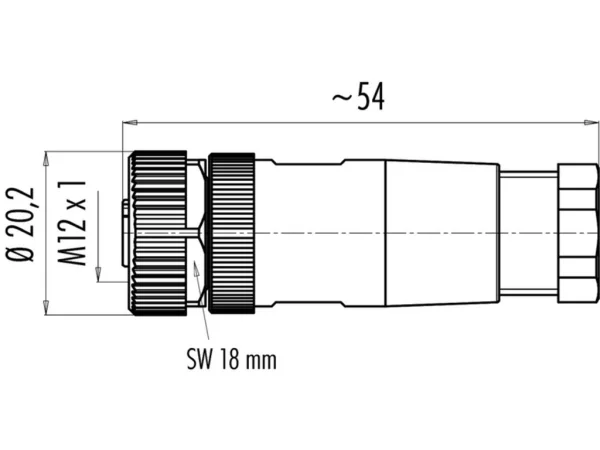 Female cable connector