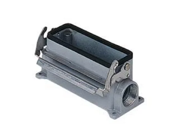 surface mounting housing, size 57.27, HNM alu, 1 lever, 1xM20 side