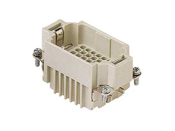 male insert, size 57.27, 42p+PE, crimp, 10A, 250V