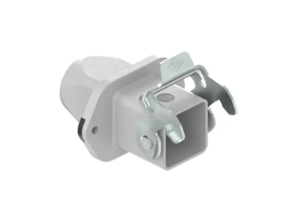 bulkhead mounting housing, size 21.21, CKA zinc, 1 lever, 1xM20 rear