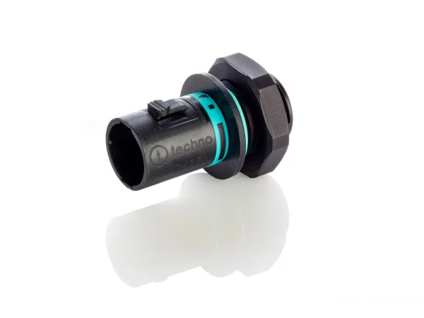 Micro plug connector panel-mounted screw M16