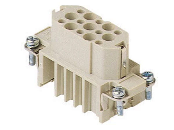 female insert, size 49.16, 15p+PE, crimp, 10A, 250V