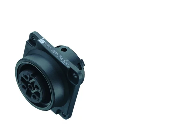 Female panel mount connector