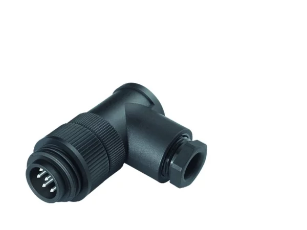 Male angled connector