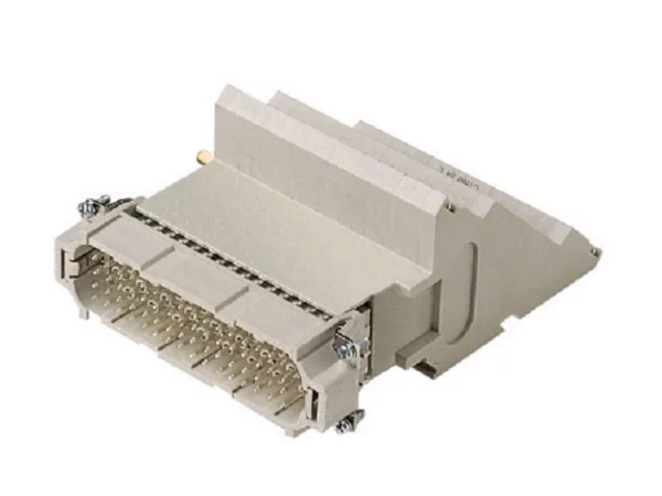 male insert, size 104.27, 64p+PE, silver, spring, 10A, 250V, right