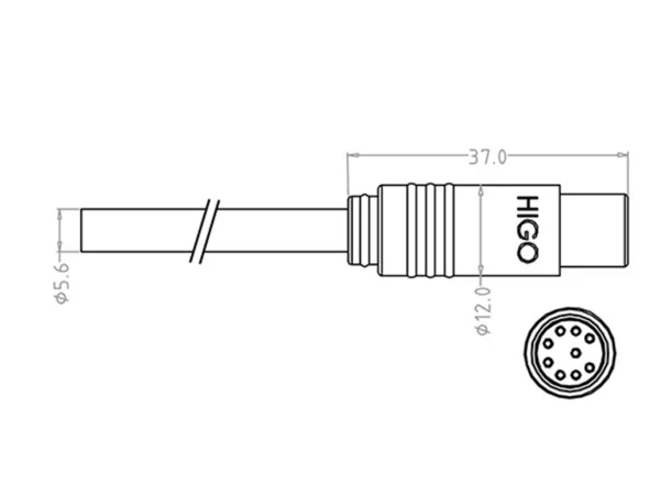 Main female cable connector
