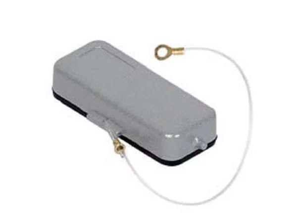 protection cover, size 66.16, alu, 2 pegs, gasket, eyelet