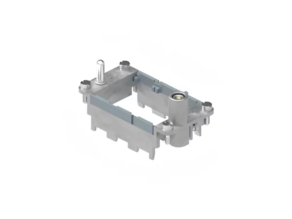 frame, size 57.27, MIXO steel zinc plated, for 3 MU, with PE-connection