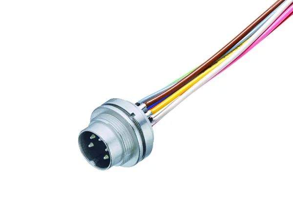 Male panel mount connector