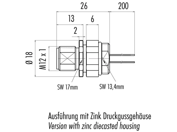 Male socket
