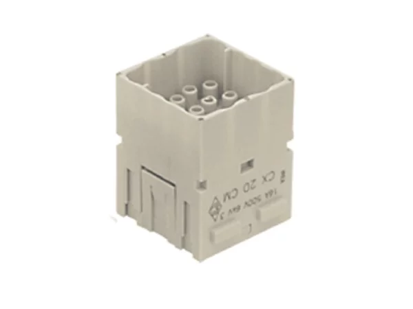 male insert, MIXO, 2MU, 20p, crimp, 16A, 500V
