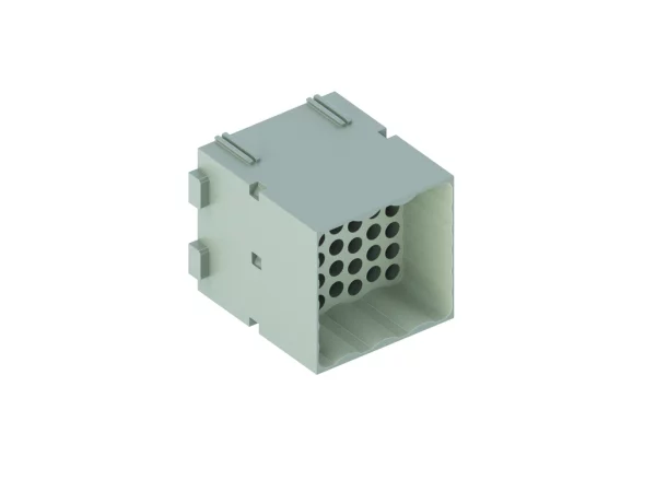male insert, MIXO, 2MU, 42p, crimp, 10A, 150V