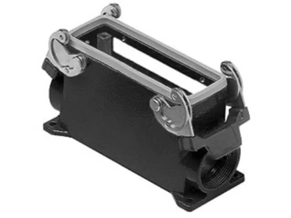 surface mounting housing, high, size 104.27, W-TYPE alu, 2 levers, 1xM32 side