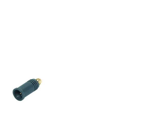 Male receptacle for sensor tubes