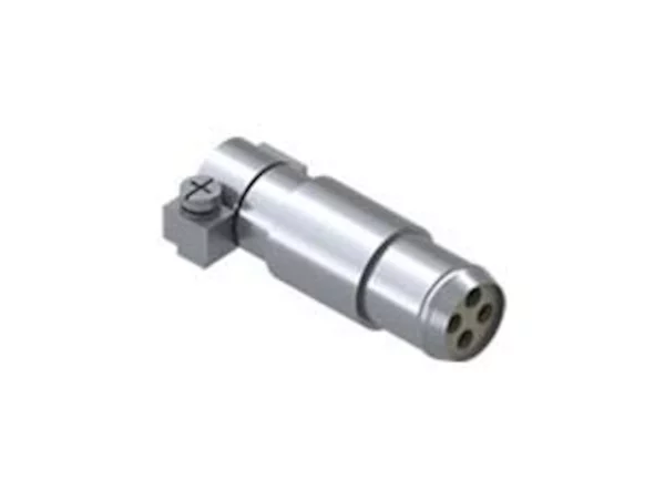 female shielded connector, MIXO, 4p, crimp, 10A, 50V, BUS