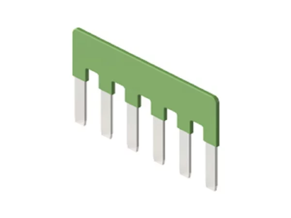 parallel bridge, for 6 contacts, 10A, 50V, for inserts CDSH, green