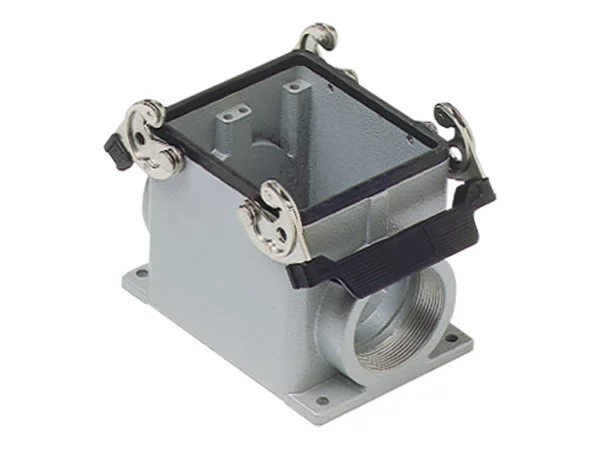 surface mounting housing, size 77.62, C-TYPE alu, 2 levers, 2xM50 side