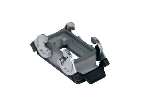 bulkhead mounting housing, size 57.27, EMC alu, 2 levers