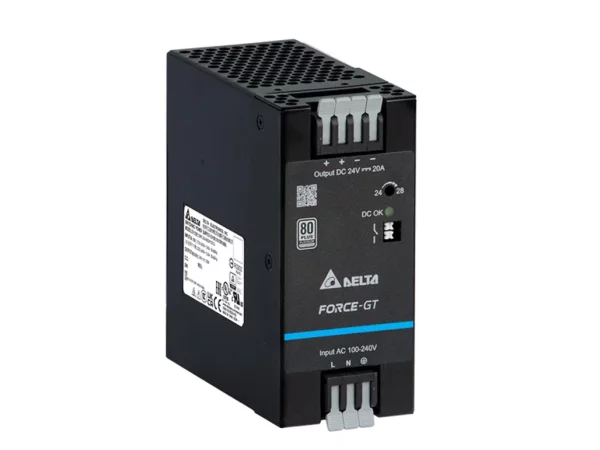 Power supply, 1Ph, 480W, DIN Rail, AC/DC, 24 Vdc, 20 A