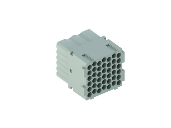 female insert, MIXO, 2MU, 42p, crimp, 10A, 150V